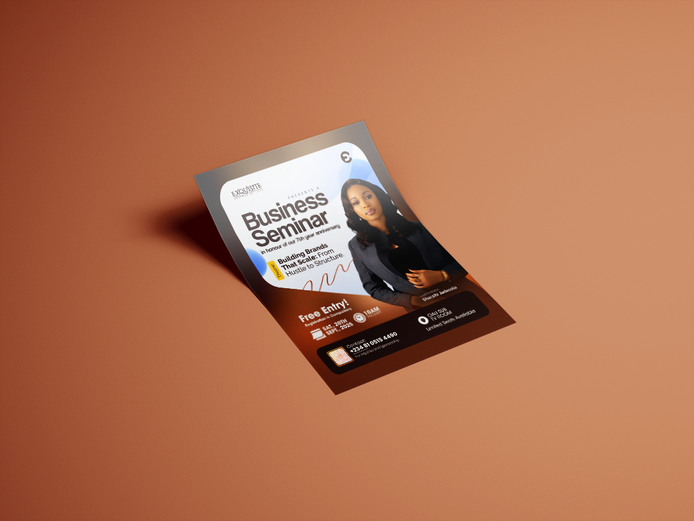 business seminar cover